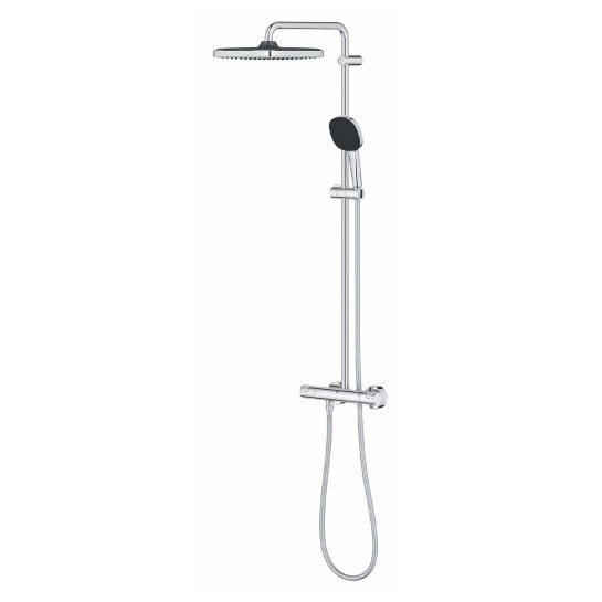 Додаткове фото - Душова система термостатична Grohe QuickFix Vitalio Comfort System 250 Cube 26696001