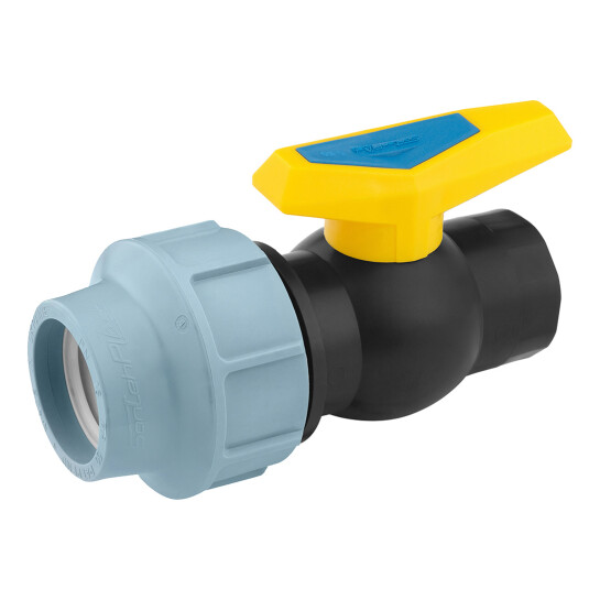 Головне фото - Кран ПЕ SantehPlast 50х1 1/2" РВ