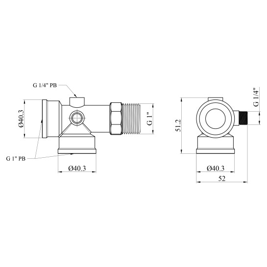 Додаткове фото - З'єднувач п'ятиходовий Forwater 100 мм
