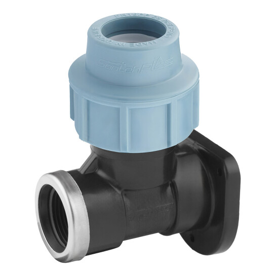 Головне фото - Коліно настінне ПЕ SantehPlast 25х3/4" РВ