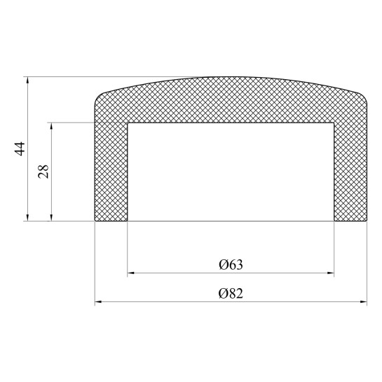 Додаткове фото - Заглушка PPR GrandiTherm 63 мм