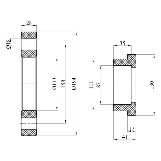 Додаткове фото - Фланець у комплекті PPR GrandiTherm 90 мм