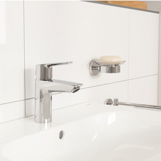 Додаткове фото - Змішувач для раковини Grohe QuickFix Start S-Size 23551002 з донним клапаном
