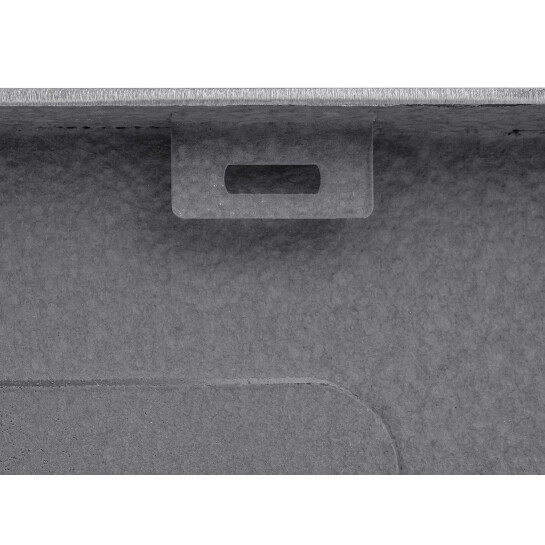 Додаткове фото - Кухонна мийка Kroner KRP Schwarze - SET7545NB PVD (3.0/0.8 мм)