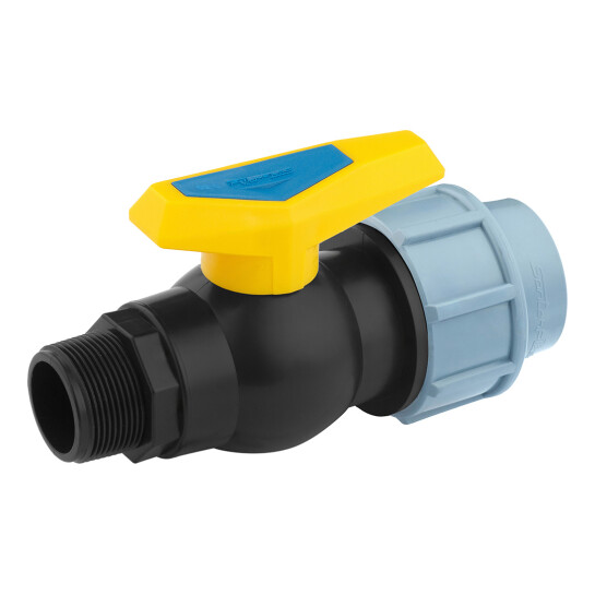 Додаткове фото - Кран ПЕ SantehPlast 50х1 1/2" РЗ