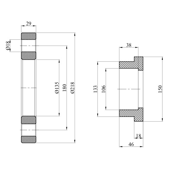Додаткове фото - Фланець у комплекті PPR GrandiTherm 110 мм