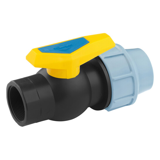 Додаткове фото - Кран ПЕ SantehPlast 63х2" РВ