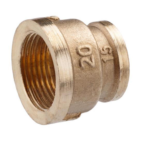 Муфти латунні Муфта перехідна посилена LexLine 3/4"х1/2" ВВ латунна УК0311-В