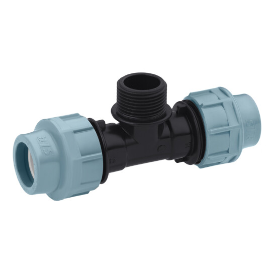 Трійники ПЕ Трійник ПЕ STR 25х3/4"х25 РЗ