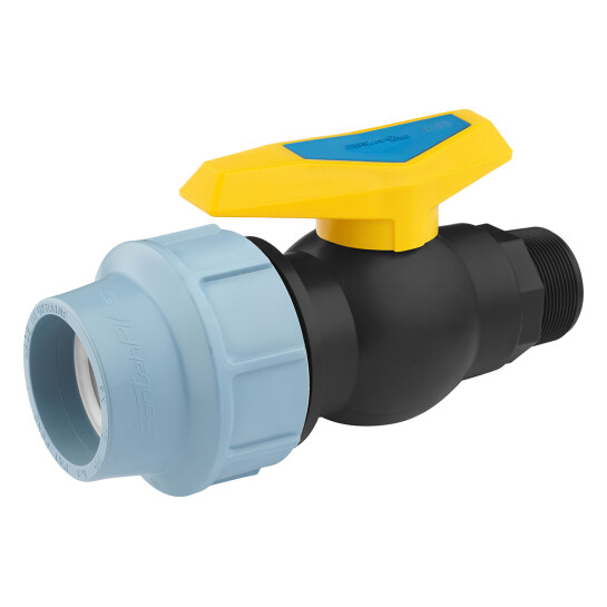 Головне фото - Кран ПЕ SantehPlast 63х2" РЗ