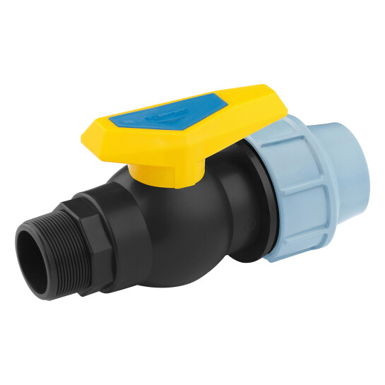 Додаткове фото - Кран ПЕ SantehPlast 63х2" РЗ