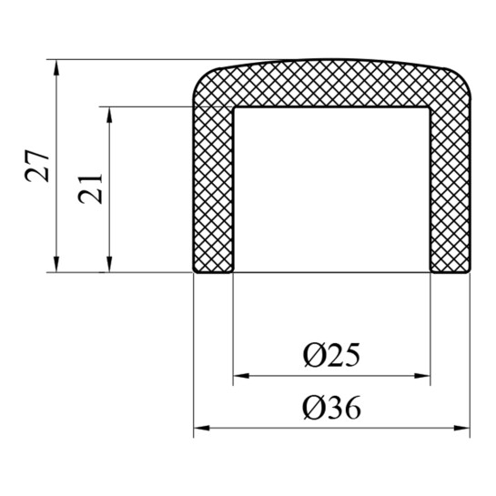 Додаткове фото - Заглушка PPR GrandiTherm 25 мм