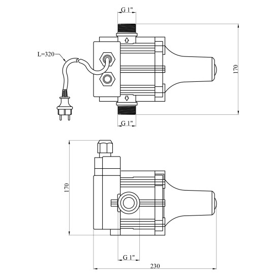 Додаткове фото - Автоматичний контролер тиску Agua JB-1