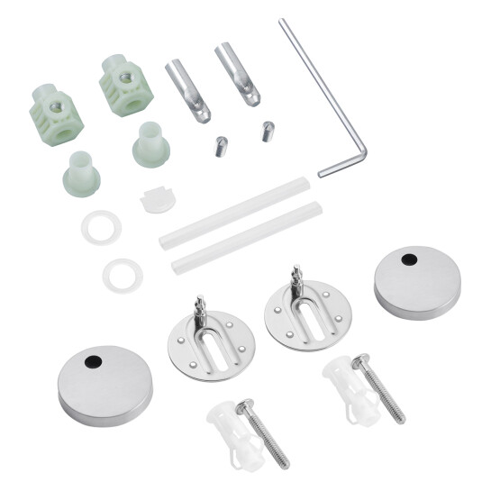 Додаткове фото - Комплект 4 в 1: Інсталяція Grohe Rapid SL 3 в 1 38772001 + Унітаз безобідковий Kroner Armada WHI513636 RIMLESS з сидінням Slim Duroplast / Soft-close / Quick relase (38772001KA513636)