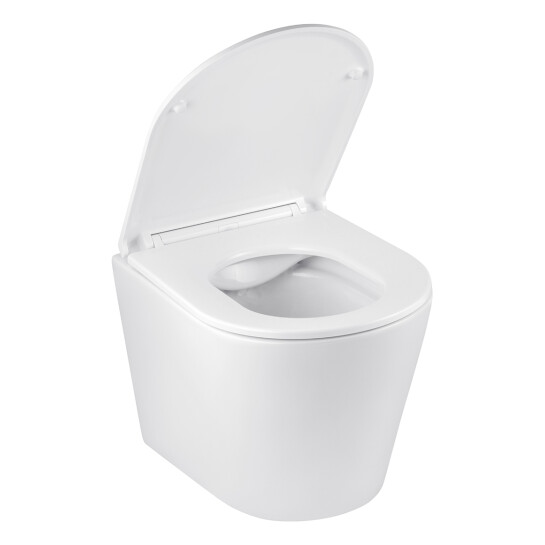 Додаткове фото - Комплект 4 в 1: Інсталяція Grohe Rapid SL 3 в 1 38772001 + Унітаз безобідковий Kroner Armada WHI513636 RIMLESS з сидінням Slim Duroplast / Soft-close / Quick relase (38772001KA513636)