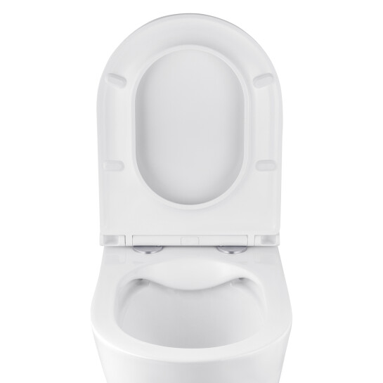 Додаткове фото - Комплект 4 в 1: Інсталяція Grohe Rapid SL 3 в 1 38772001 + Унітаз безобідковий Kroner Armada WHI513636 RIMLESS з сидінням Slim Duroplast / Soft-close / Quick relase (38772001KA513636)
