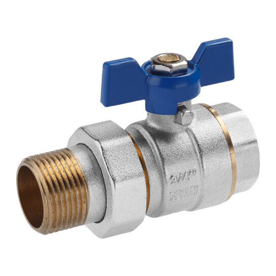 Крани кульові Кран-американка кульовий прямий Valves 3/4" PN30