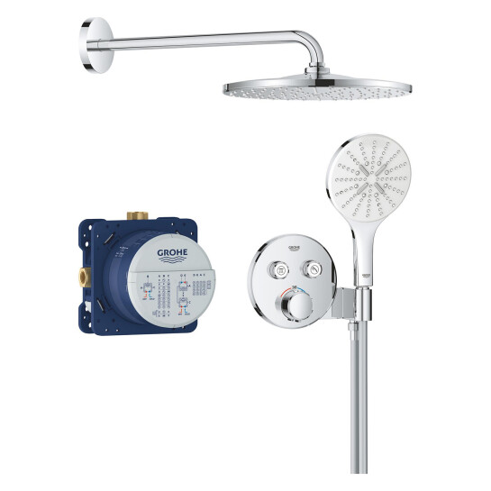 Душові системи Душова система прихованого монтажу термостатична Grohe QuickFix Precision SmartControl 34877000