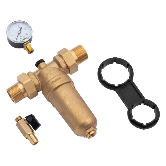 Додаткове фото - Фільтр самоочисний Karro "Super" 1" ЗЗ нікельований KR-88043