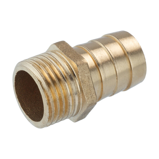 Штуцери латунні Штуцер LexLine 1/2" РЗ, D=18 мм латунний УК0008-6