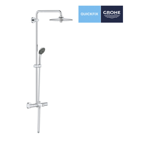 Додаткове фото - Душова система термостатична Grohe QuickFix Vitalio Joy System 260 27860001