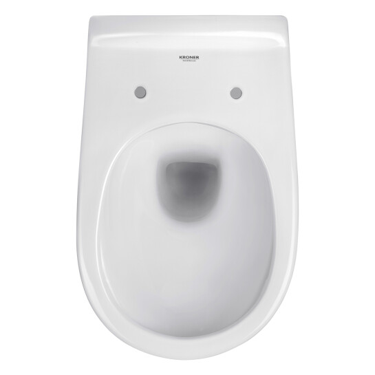 Додаткове фото - Унітаз підвісний безобідковий Kroner Oker WHI533536 RIMLESS з сидінням (KO533536WHIR)