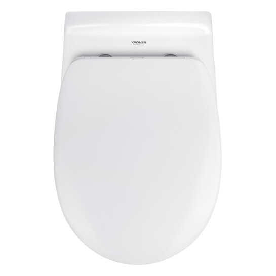 Додаткове фото - Унітаз підвісний безобідковий Kroner Oker WHI533536 RIMLESS з сидінням (KO533536WHIR)