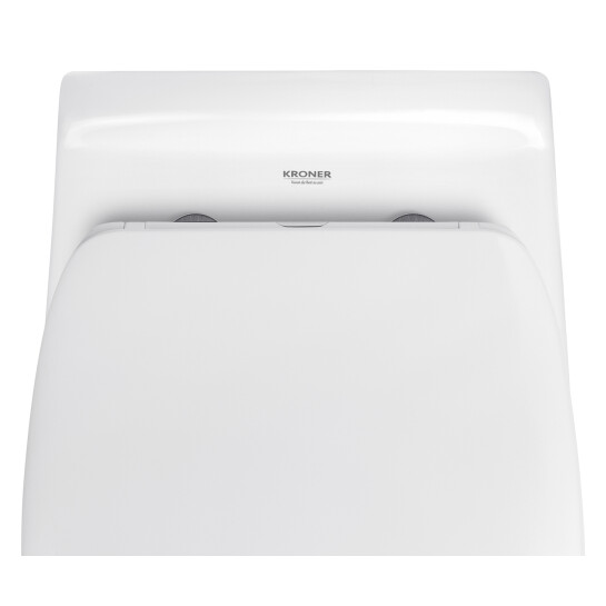 Додаткове фото - Унітаз підвісний безобідковий Kroner Oker WHI533536 RIMLESS з сидінням (KO533536WHIR)