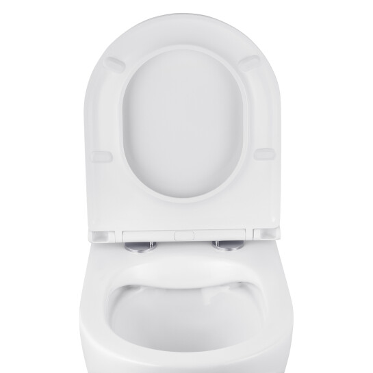Додаткове фото - Комплект 4 в 1: Інсталяція Grohe Rapid SL 3 в 1 38772001 + Унітаз безободковий Kroner Harz WHI493736 RIMLESS з сидінням Slim Duroplast / Soft-close / Quick relase KH493736WHIR (38772001KH493736)