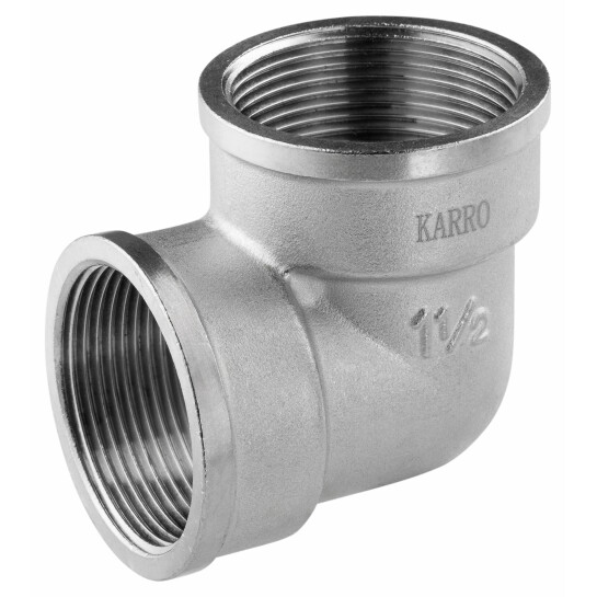 Головне фото - Кутник Karro 1 1/2" ВВ нікельований