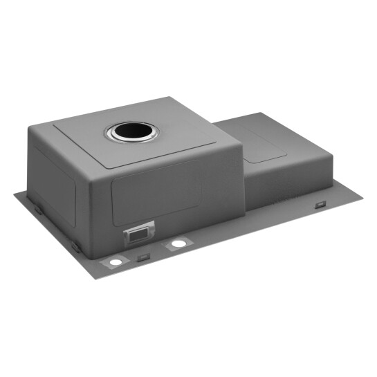 Додаткове фото - Кухонна мийка Kroner KRP Gebürstet - 7848LHM (3.0/1.0 мм)