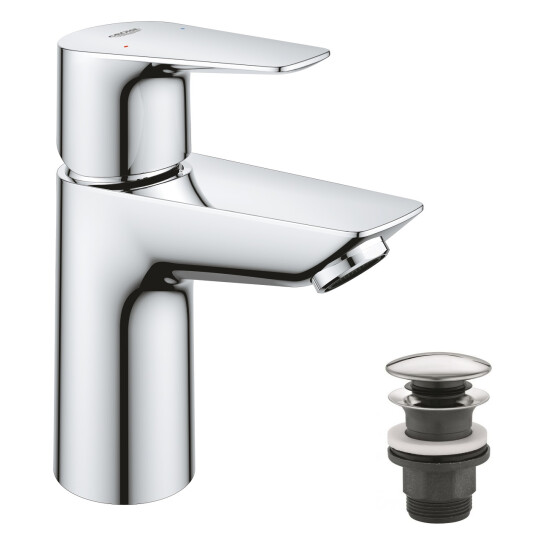 Змішувачі для раковини Змішувач для раковини Grohe QuickFix Start Edge S-Size 24199001 з донним клапаном