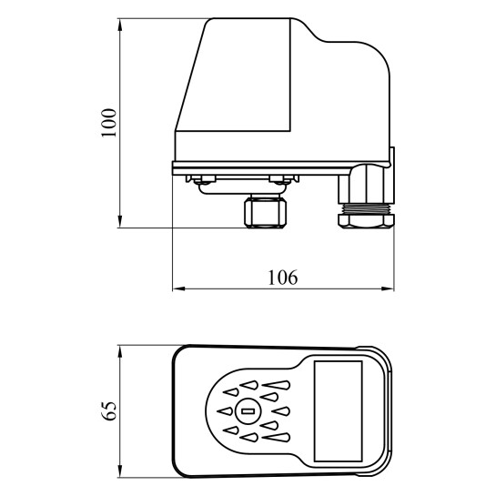 Додаткове фото - Реле тиску механічне Agua PM-5/G
