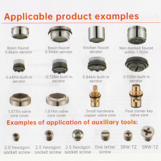 Додаткове фото - Ключ для аераторів універсальний Kroner KRP - K16