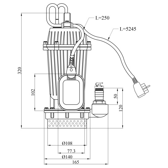 Додаткове фото - Насос дренажний Forwater SP-150-25