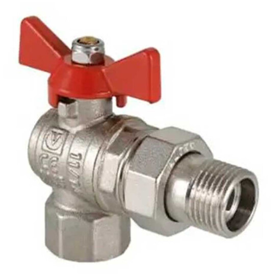 Крани кульові Кран-американка кульовий кутовий Valves 1/2" PN30