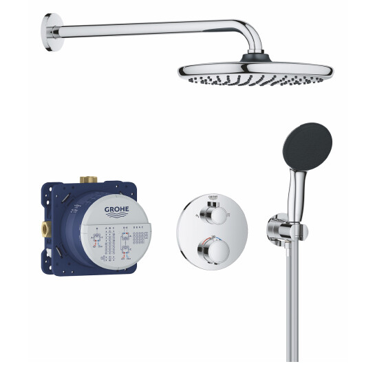 Душові системи Душова система прихованого монтажу термостатична Grohe QuickFix Precision Grohtherm 34883000 