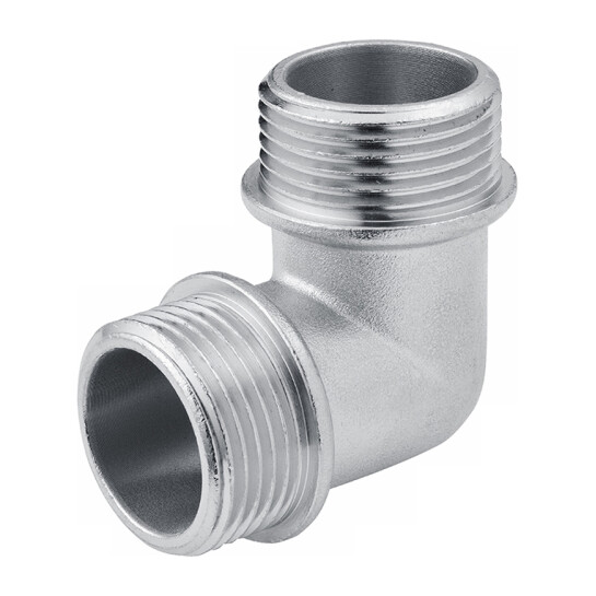 Кутники латунні Кутник Karro 1/2" ЗЗ нікельований KR-3212