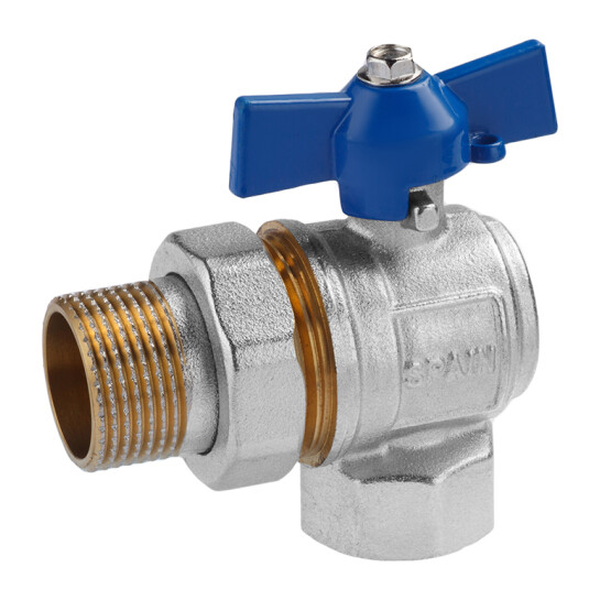 Крани кульові Кран-американка кульовий кутовий Valves 3/4" PN30