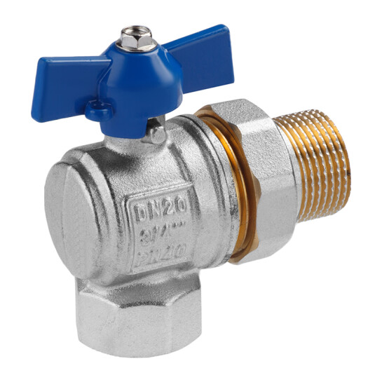 Додаткове фото - Кран-американка кульовий кутовий Valves 3/4" PN30