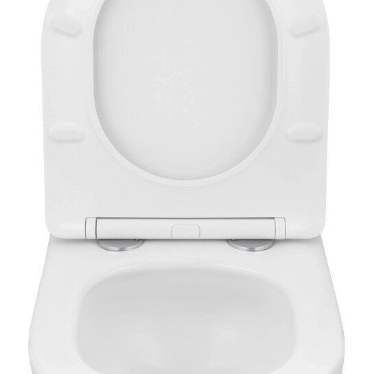 Додаткове фото - Комплект 4 в 1: Інсталяція GROHE Solido 3 в 1 3884966Q + Унітаз безобідковий Kroner Harz WHI483632 TORNADO з сидінням Slim Duroplast / Soft-close / Quick relase KH483632WHIT (3884966KH483632)
