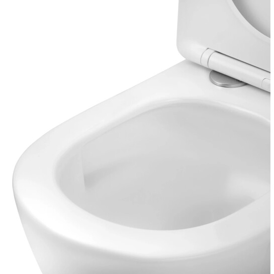 Додаткове фото - Комплект 4 в 1: Інсталяція GROHE Solido 3 в 1 3884966Q + Унітаз безобідковий Kroner Harz WHI483632 TORNADO з сидінням Slim Duroplast / Soft-close / Quick relase KH483632WHIT (3884966KH483632)