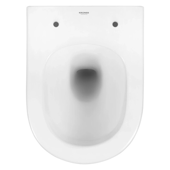 Додаткове фото - Комплект 4 в 1: Інсталяція GROHE Solido 3 в 1 3884966Q + Унітаз безобідковий Kroner Harz WHI483632 TORNADO з сидінням Slim Duroplast / Soft-close / Quick relase KH483632WHIT (3884966KH483632)