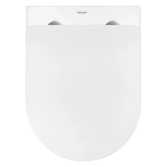 Додаткове фото - Комплект 4 в 1: Інсталяція GROHE Solido 3 в 1 3884966Q + Унітаз безобідковий Kroner Harz WHI483632 TORNADO з сидінням Slim Duroplast / Soft-close / Quick relase KH483632WHIT (3884966KH483632)