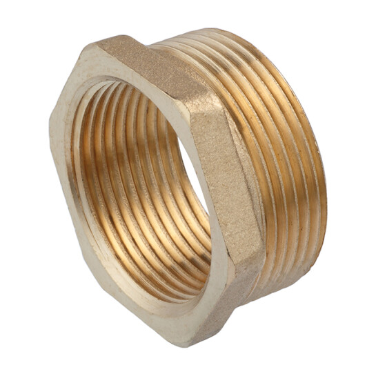Головне фото - Футорка посилена LexLine 1 1/2"х1 1/4" ЗВ латунна УК0723-В