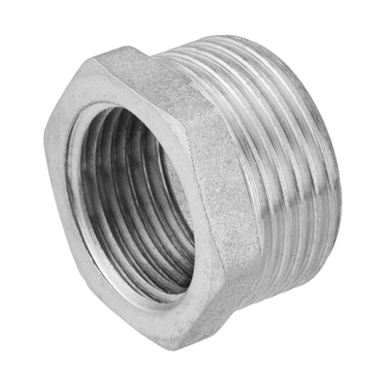 Футорки латунні Футорка посилена LexLine 3/4"х1/2" ЗВ нікельована НК0702-Вн