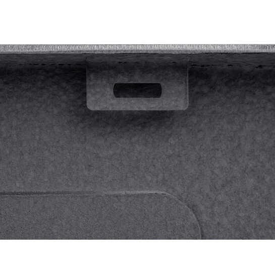 Додаткове фото - Кухонна мийка Kroner KRP Schwarze - 7848RHM PVD (3.0/1.0 мм)