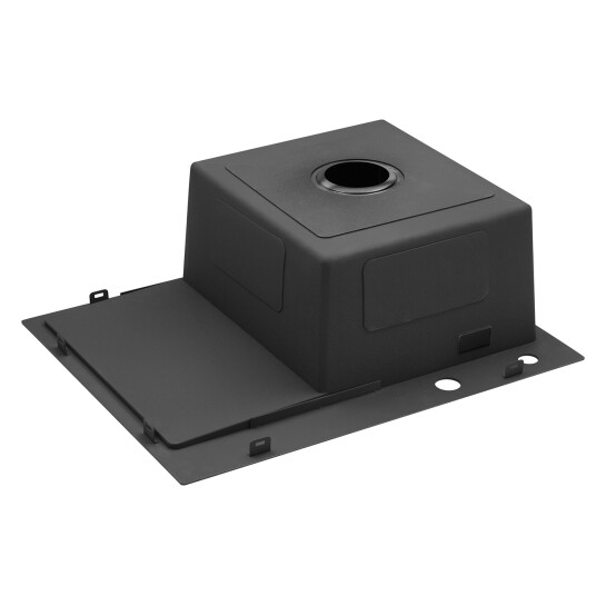 Додаткове фото - Кухонна мийка Kroner KRP Schwarze - 6350RHM PVD (3.0/1.0 мм)