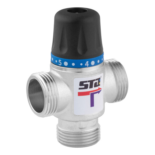 Додаткове фото - Термостатичний змішувальний клапан  1" STA ЗЗЗ, 36-60°С KVS-2.5
