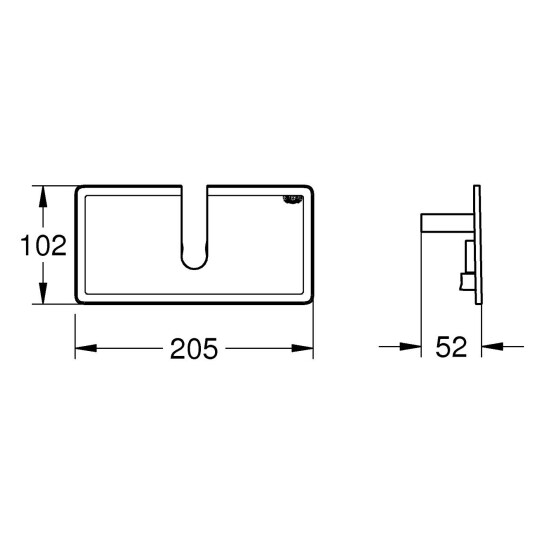 Додаткове фото - Полиця для душових систем Grohe EasyReach 26362LN1